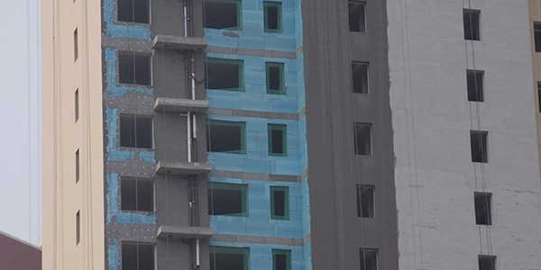 外墙保温维修|通州合生摩尔公馆小区外墙保温脱落