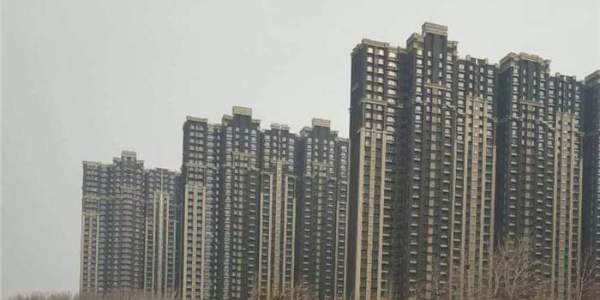 北科建翡翠大观仿石灰石涂料外墙装饰装修施工项目