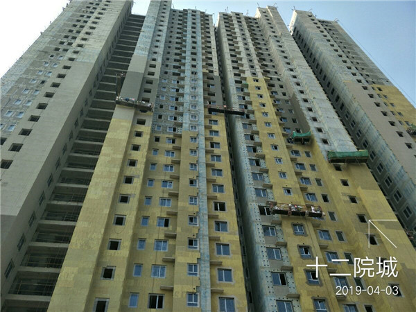 高层岩棉保温粘贴