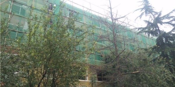 博赢建筑——学校外墙翻新质感涂料案例