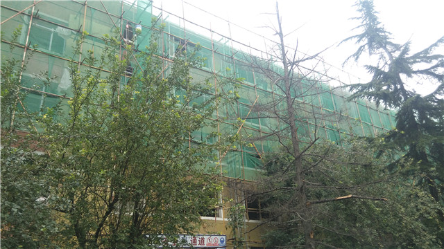 学校外墙翻新质感涂料案例